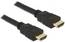 Delock HDMI Anschlusskabel HDMI-A Stecker 1 m Schwarz 84752 vergoldete Steckkontakte, 4K UHD, doppelt geschirmt, verdril