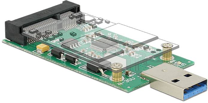 Delock 62681 Convertitore di interfaccia [1x USB 3.0 - 1x mSATA]