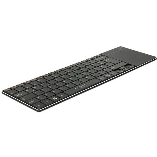 Thumbnail - Delock 12454 Funk, Kabellos Tastatur Deutsch, QWERTZ Schwarz