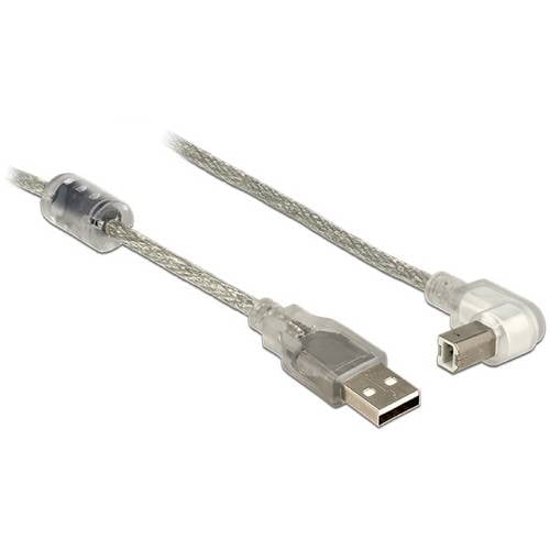 Thumbnail - Delock USB-Kabel USB 2.0 USB-A Stecker, USB-B Stecker 0.50 m Grau 84811