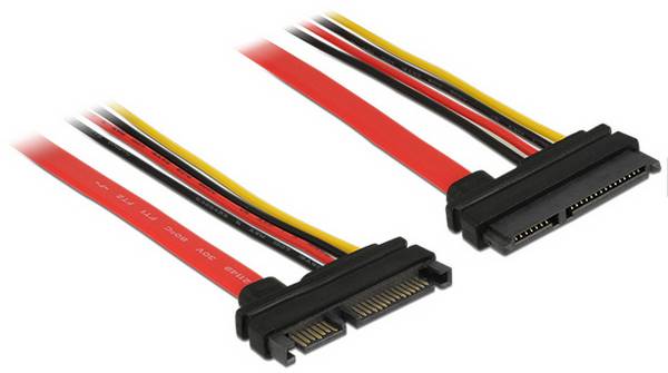 Delock Festplatten Anschlusskabel  10 cm Mehrfarbig