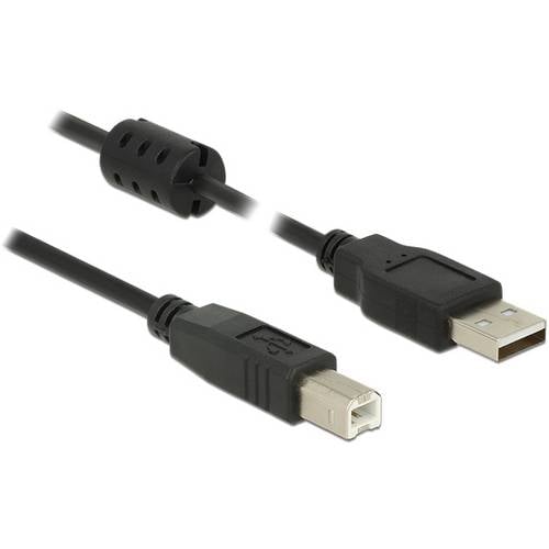 Delock USB-Kabel USB 2.0 USB-A Stecker, USB-B Stecker 0.50 m Schwarz 84894