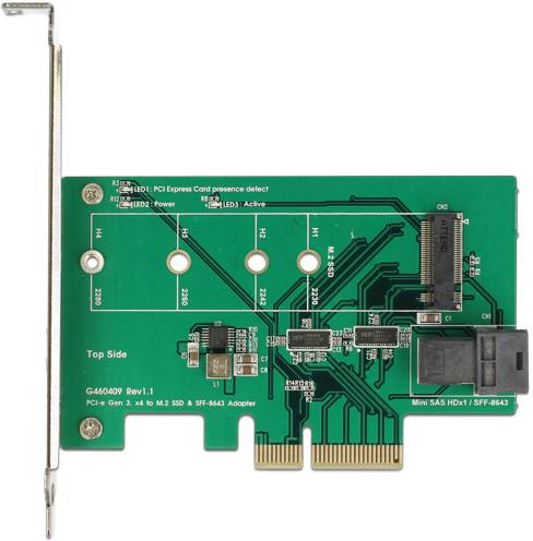 Delock 89517 PCI-Express Karte M.2 PCIe-2