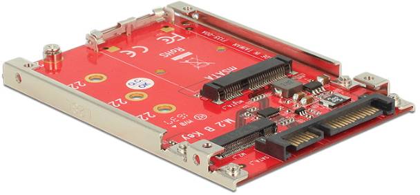 Thumbnail - Delock 62859 Schnittstellen-Konverter [1x SATA - 1x M2, mSATA]