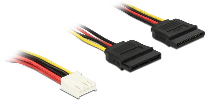 Delock Strom Anschlusskabel 30 cm Mehrfarbig-1