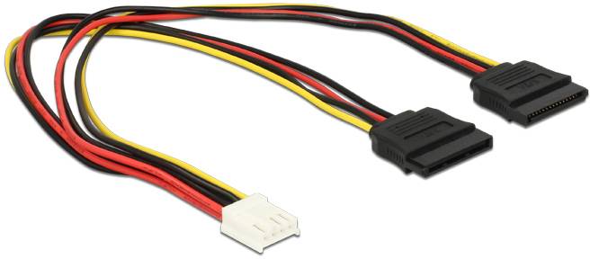 Delock Strom Anschlusskabel 30 cm Mehrfarbig-2