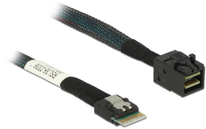 Delock Festplatten Anschlusskabel [1x Slim Port, SAS - 1x Mini-SAS-Stecker (SFF-8643)] 0.5 m Mehrfarbig-0