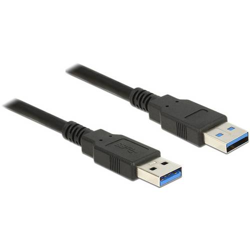Thumbnail - Delock USB-Kabel USB 3.2 Gen1 (USB 3.0 / USB 3.1 Gen1) USB-A Stecker, USB-A Stecker 1.50 m Schwarz 85061