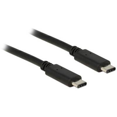 Zwei schwarze USB-C-Kabel mit Steckern, die nebeneinander gezeigt werden. Eignen sich zum Laden und zur Datenübertragung.