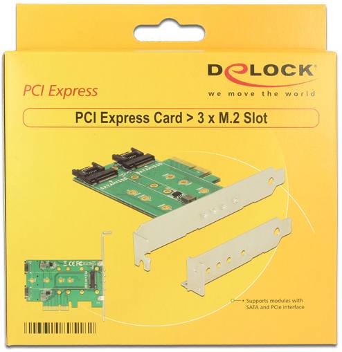 Delock 89518 PCI-Express Karte M.2, SATA PCIe-6