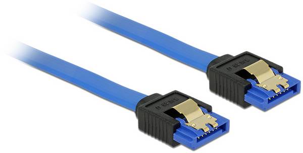 Delock Festplatten Anschlusskabel  20 cm Schwarz, Blau