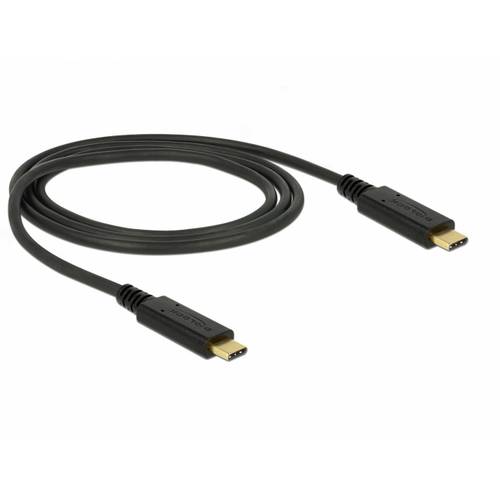 Thumbnail - Delock USB-C® Kabel USB-C® Stecker, USB-C® Stecker 1.00 m Schwarz 83661