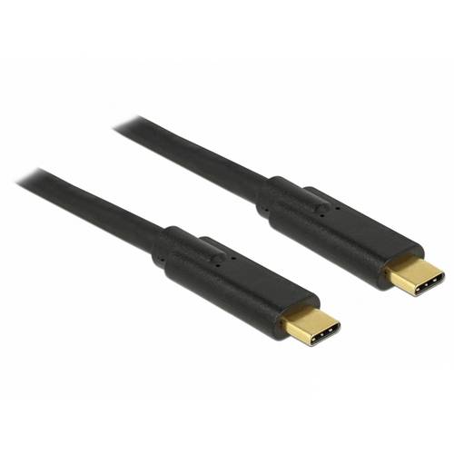 Thumbnail - Delock USB-C® Kabel USB 2.0 USB-C® Stecker, USB-C® Stecker 4.00 m Schwarz 83868