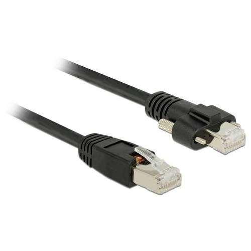 Thumbnail - Delock 85672 RJ45 Netzwerkkabel, Patchkabel CAT 6 S/FTP 10.00 m Schwarz 1 St.