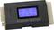 'Power Tester' zeigt Spannungsmessungen mit blau beleuchtetem Display. Werte für +5V, +12V, +3.3V und -5V sichtbar.