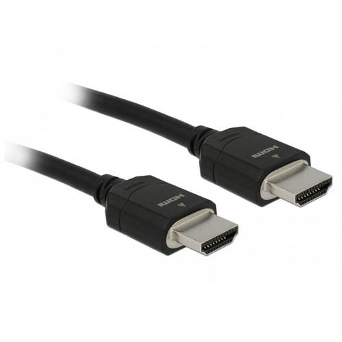 Delock HDMI Anschlusskabel HDMI-A Stecker 3 m Schwarz 85295 dreifach geschirmt, vergoldete Steckkontakte, 8K UHD HDMI-Ka...