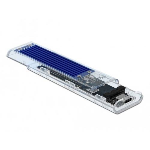 Thumbnail - Delock 42620 Externes Gehäuse für M.2 PCIe NVMe SSD USB-C®, M.2 10 GBit/s M.2 PCIe NVMe 42620
