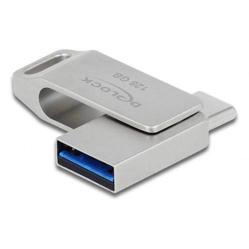 Thumbnail - Delock 54076 USB-Stick 128 GB Silber 54076 USB, USB-A, USB-C®
