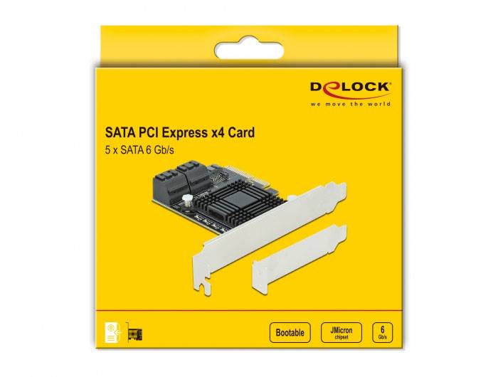 Delock 90498 PCI-Express Karte SATA PCIe-4