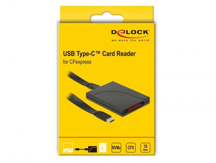 Delock USB Type-C Card Reader fuer CFexpress Speicherkarten-6