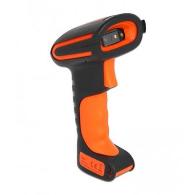 Delock 90507 2D Barcode-Scanner Bluetooth® 1D, 2D LED Schwarz, Orange Smartphone- / Tablet-Scanner-0