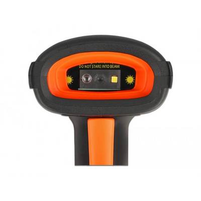 Delock 90507 2D Barcode-Scanner Bluetooth® 1D, 2D LED Schwarz, Orange Smartphone- / Tablet-Scanner-3