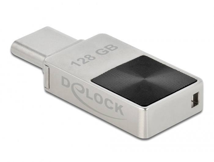 Delock Mini USB 3.2 Gen 1 USB-C Speicherstick 128 GB Metallgehäuse USB-Stick Typ C-2