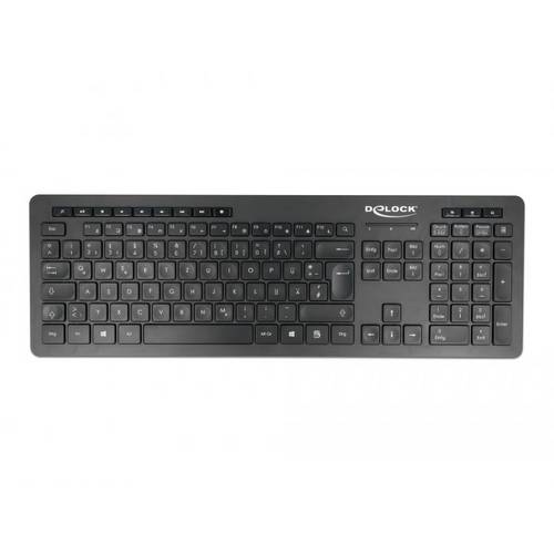 Thumbnail - Delock 12004 Kabellos Tastatur Deutsch, QWERTZ Schwarz USB-Anschluss