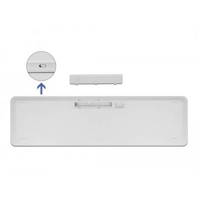 Delock 12703 Kabellos Maus, Tastatur Integriertes Scrollrad, Maustasten, mit numerischer Tastatur, Wiederaufladbar Deuts-6