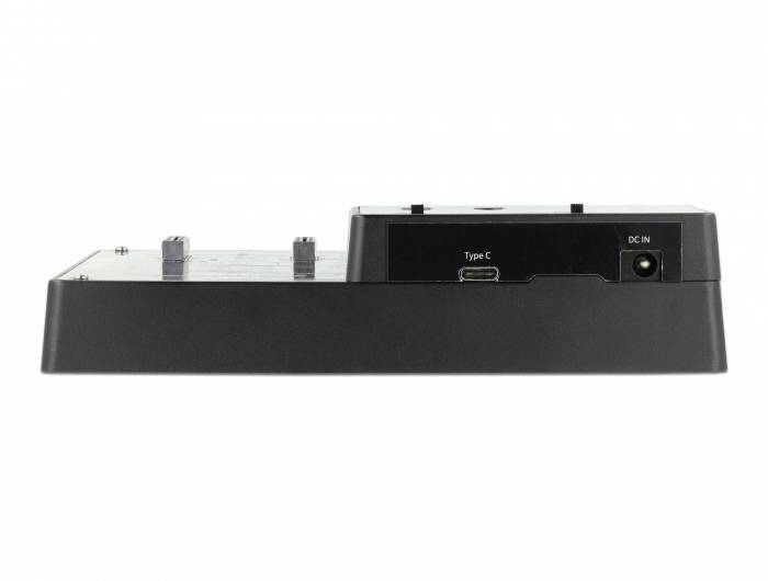 Delock 64124 USB-C®, DC-Buchse 3.5 mm Festplatten-Dockingstation mit Clone-Funktion-4