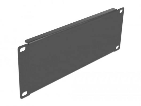 Delock 66661 10 Zoll Netzwerkschrank-Blindabdeckung  Geschlossen  Schwarz