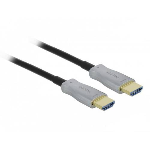 Thumbnail - Delock HDMI Anschlusskabel HDMI-A Stecker 70 m Schwarz, Grau 84136 4K UHD, vergoldete Steckkontakte HDMI-Kabel