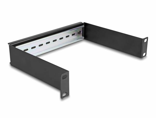Delock 66897 10 Zoll Netzwerkschrank-Teilpaneel    Schwarz