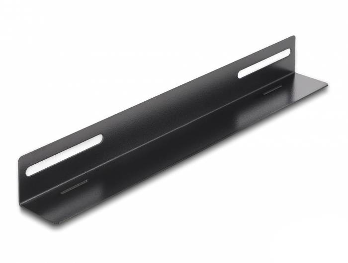 Delock 66867 19 Zoll Tragplatte Geeignet für Schranktiefe: 300 mm Schwarz-1