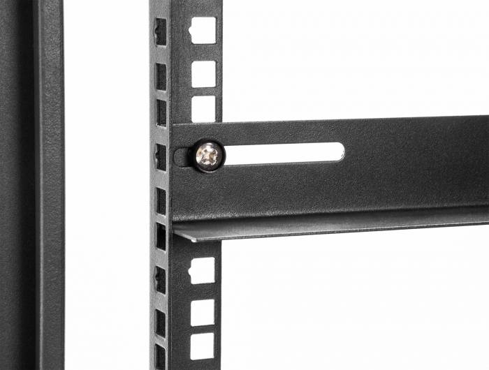 Delock 66867 19 Zoll Tragplatte Geeignet für Schranktiefe: 300 mm Schwarz-2