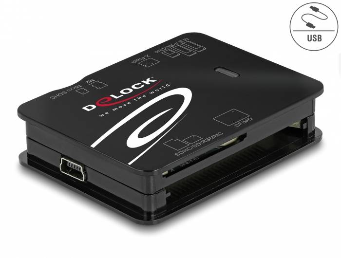Delock - Kartenleser (MMC, SD, xD, microSD, MS Micro, CFast Card)-2