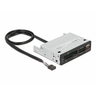 Delock Kartenleser - 8,9 cm (3,5 Zoll) (MS, MS PRO, MMC, MS Duo, xD, CF, microSD, microSDHC, microSDXC)-1