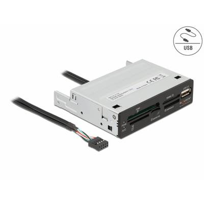 Delock Kartenleser - 8,9 cm (3,5 Zoll) (MS, MS PRO, MMC, MS Duo, xD, CF, microSD, microSDHC, microSDXC)-2