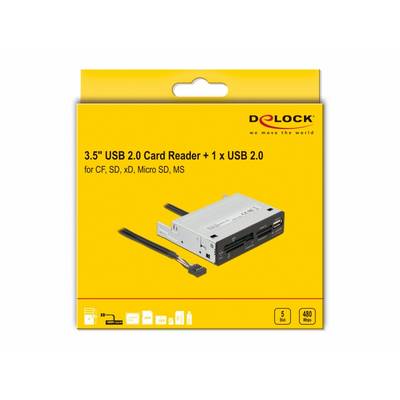 Delock Kartenleser - 8,9 cm (3,5 Zoll) (MS, MS PRO, MMC, MS Duo, xD, CF, microSD, microSDHC, microSDXC)-5