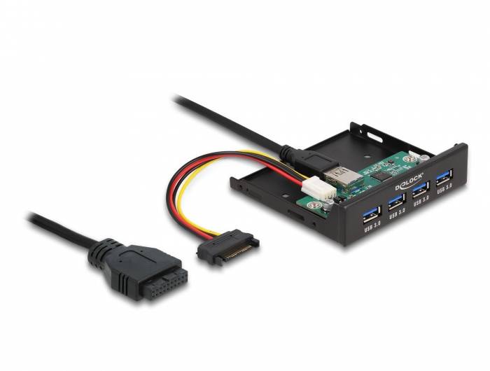 Delock 64166 USB 3.2 Gen 1 Controllerkarte USB-A (USB 3.2 Gen 1)-1