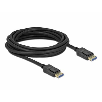 Ein schwarzes USB-Kabel mit blauen USB-Steckern an beiden Enden, aufgewickelt auf einem neutralen Hintergrund.