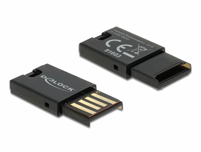 Delock - Kartenleser (microSD, microSDHC, microSDXC, microSDHC UHS-I, microSDXC UHS-I, microSDHC UHS-II, microSDXC UHS-I-1