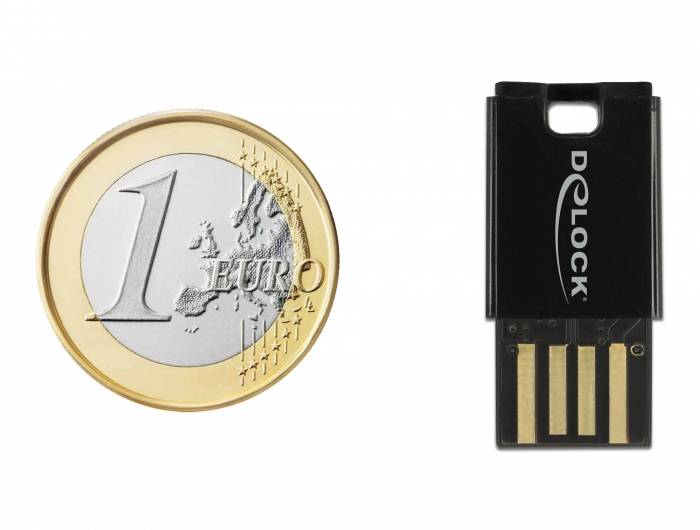Delock - Kartenleser (microSD, microSDHC, microSDXC, microSDHC UHS-I, microSDXC UHS-I, microSDHC UHS-II, microSDXC UHS-I-2