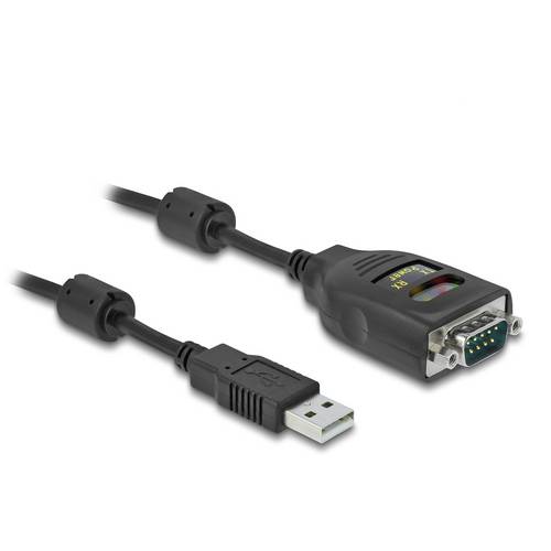 Thumbnail - Delock USB-Kabel USB 2.0 USB-A Stecker, VGA 9pol. Stecker 2.00 m Schwarz 64154