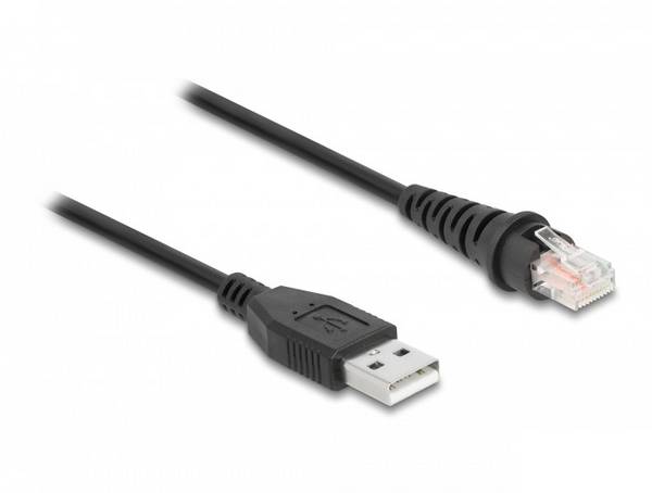 Delock 90598 Scanner-USB-Kabel Kabelgebunden Schwarz USB-A (USB 2.0)