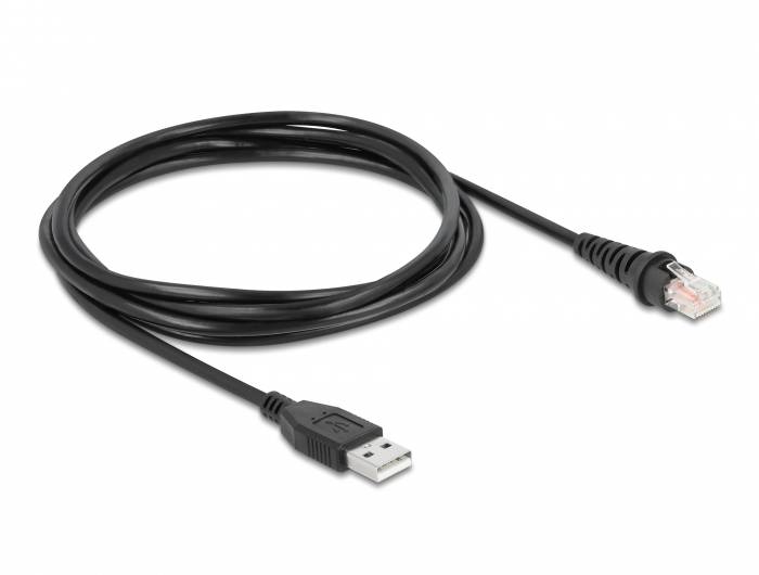 Delock 90598 Scanner-USB-Kabel Kabelgebunden Schwarz USB-A (USB 2.0)-2