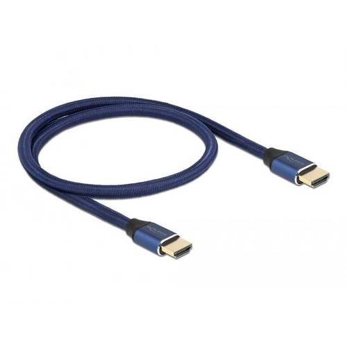 Thumbnail - Delock HDMI Anschlusskabel HDMI-A Stecker 0.5 m Blau 85445 8K UHD, vergoldete Steckkontakte, dreifach geschirmt, eARC HD...