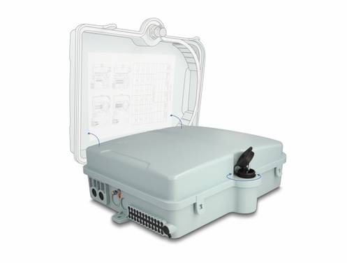 Delock 87903 LWL-Dose Grau 1 St.
