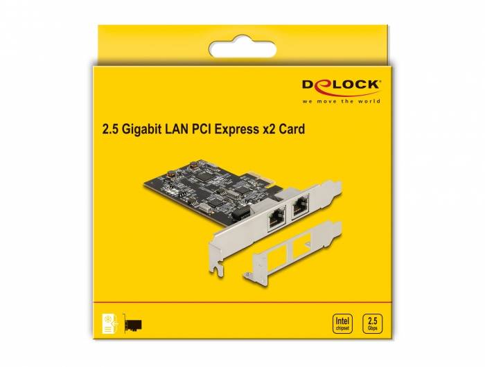 Delock 89392 PCI-Express Karte RJ45 PCIe-3