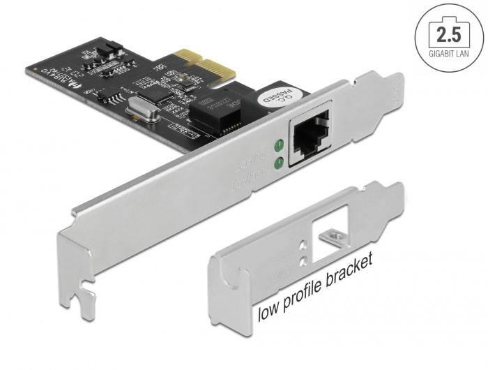 Delock 89598 PCI-Express Karte RJ45 PCIe-3